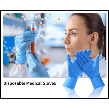 Guantes médicos desechables para médicos